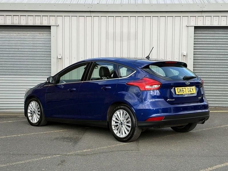 Used Ford Focus Titanium X 182 HP (133 kW) 2017 Blue Hatchback