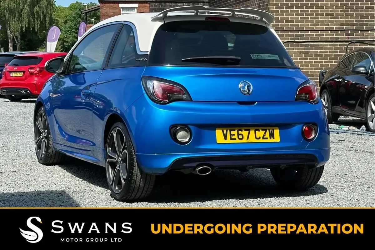 Used Vauxhall Adam S 2017 Blue Hatchback