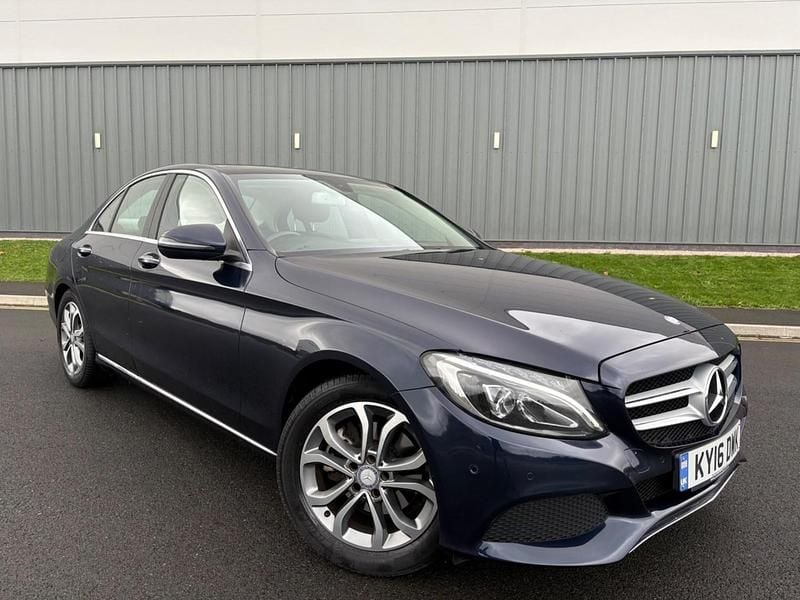 Used Mercedes C200 Premium 184 HP (135 kW) 2016 Blue Sedan
