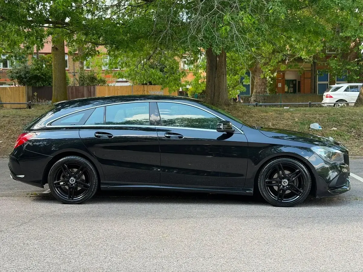 Used Mercedes CLA200 AMG line 2019 Black Coupe