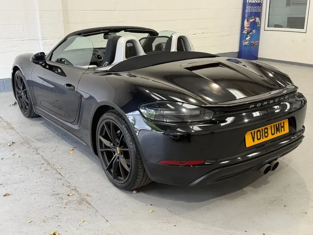 Used Porsche 718 Boxster 300 HP (220 kW) 2018 Black Cabriolet