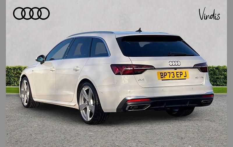 Used Audi A4 S-Line 200 HP (147 kW) 2024 White Estate