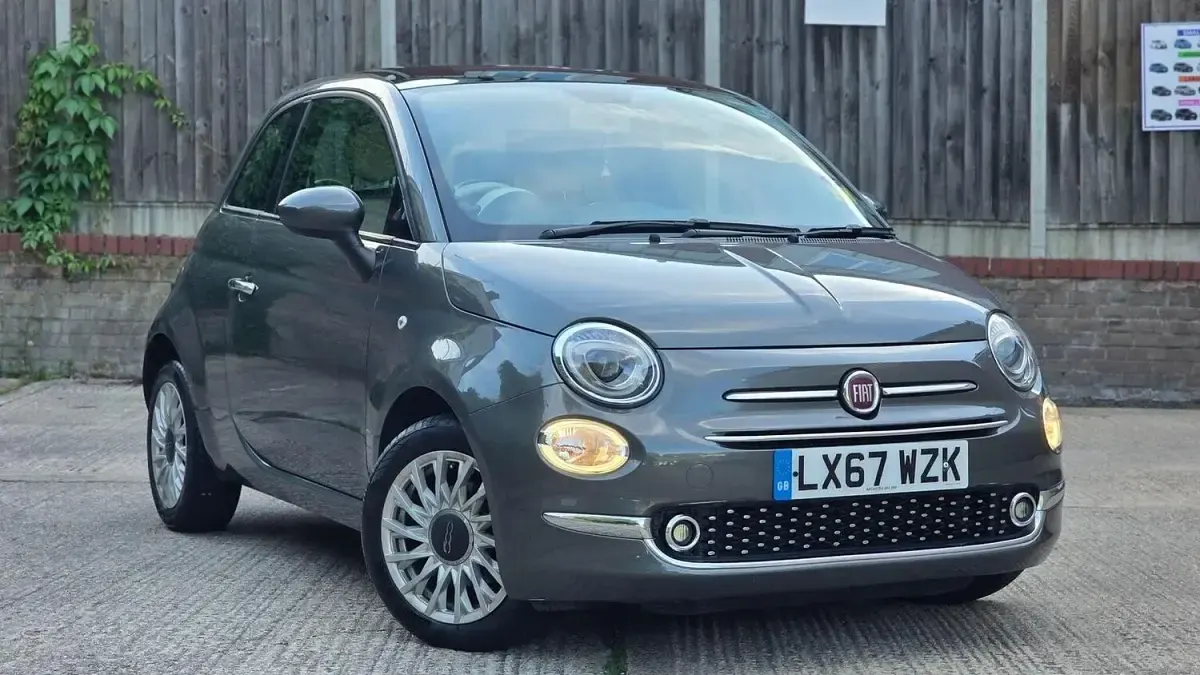 Used Fiat 500 Lounge 69 HP (50 kW) 2017 Grey Hatchback