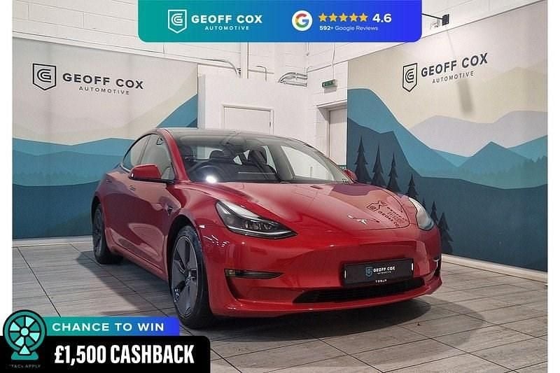 Red Used 2021 Tesla Model 3 Long Range AWD Sedan | £18,995 (Fair price) - Image 1/3