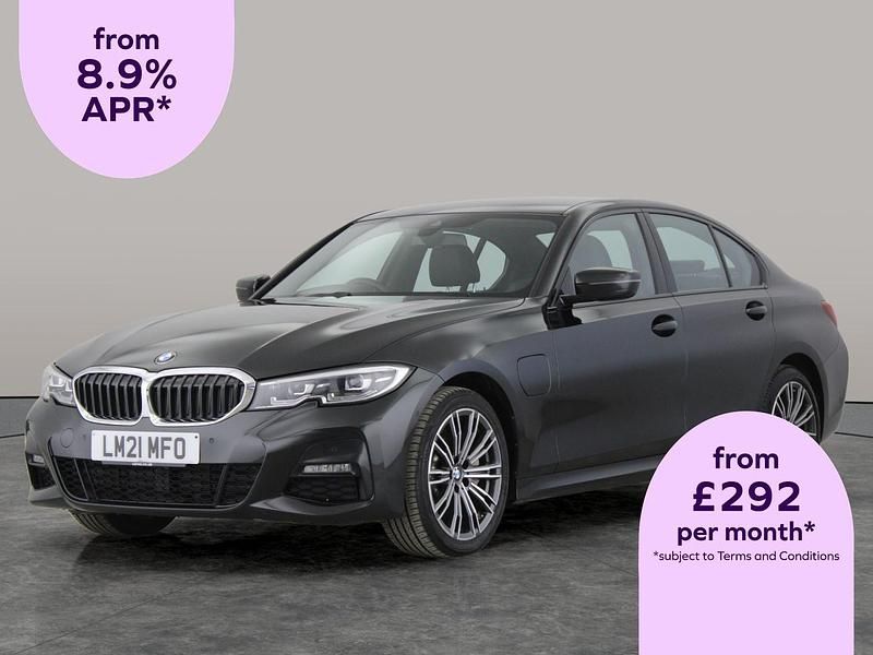 Black Used 2021 BMW 330e M Sport Sedan | £19,672 (Good price) - Image 1/2