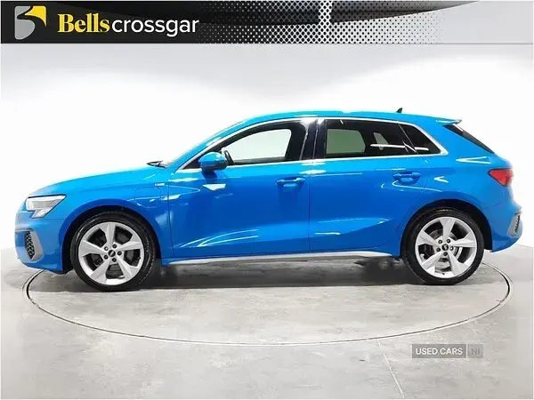 Used Audi A3 e-tron S-Line 2021 Blue Hatchback
