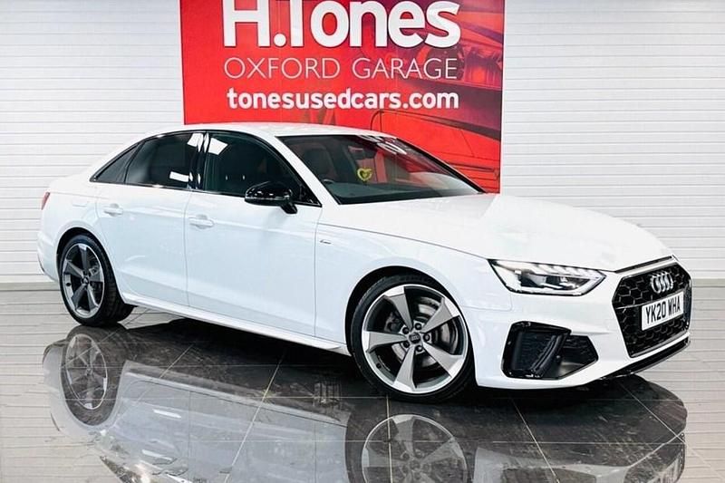 Used Audi A4 Black Edition 150 HP (110 kW) 2020 White Sedan