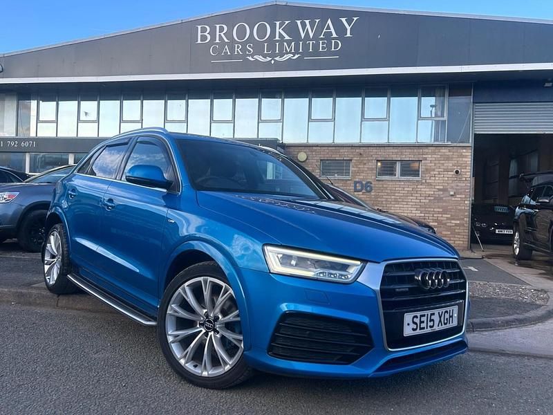 Used Audi Q3 S-line plus 150 HP (110 kW) 2015 Blue SUV
