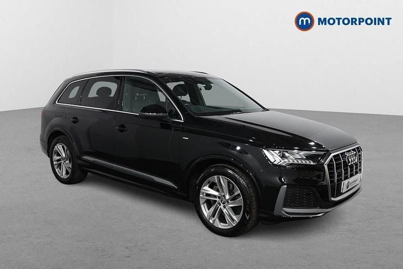 Black Used 2020 Audi Q7 S-Line SUV | £34,549 (Good price) - Image 1/4