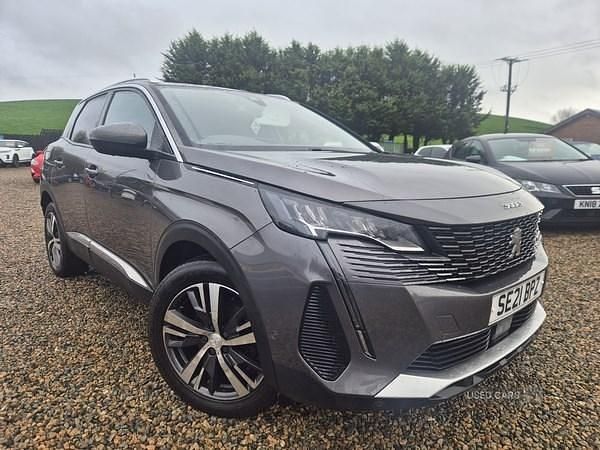 Grey Used 2021 Peugeot 3008 Allure Premium Hatchback | £13,950 (Fair price) - Image 1/4