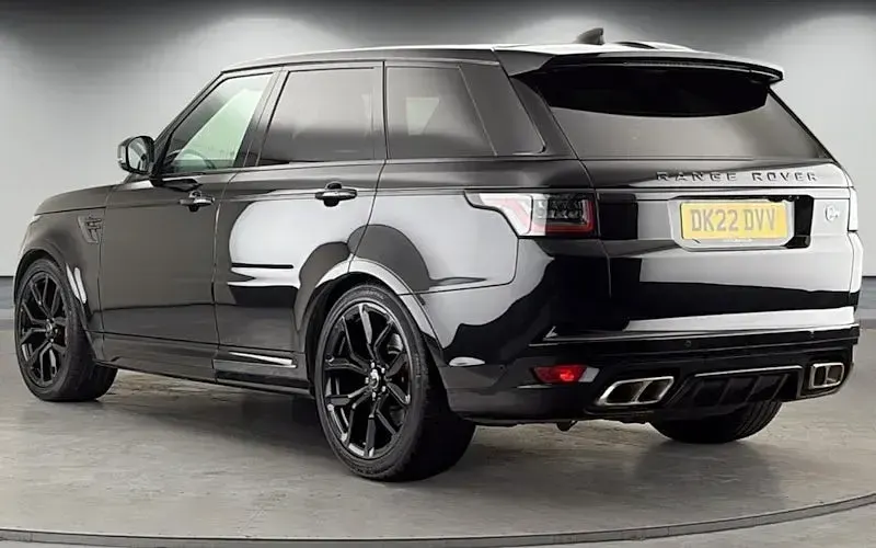 Used Land Rover Range Rover Sport SVR 575 HP (422 kW) 2021 Santorini black SUV