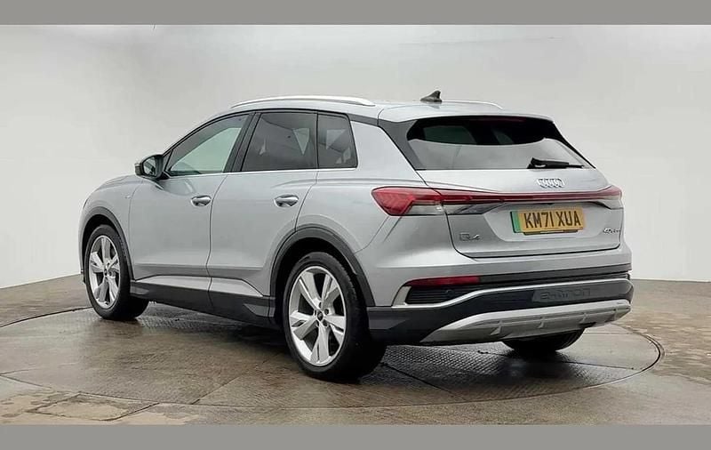 Used Audi Q4 e-tron S-Line 150 kW (204 HP) 2021 Silver SUV