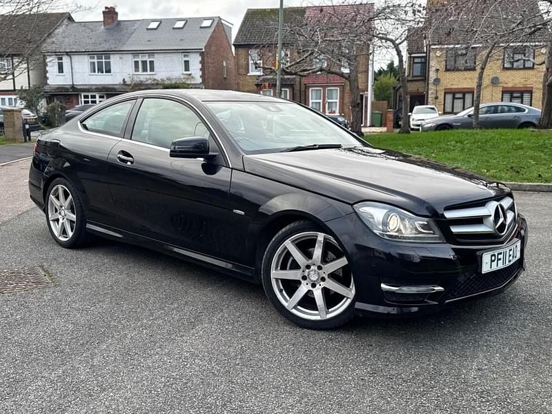 Black Used 2011 Mercedes C180 AMG Coupe | £5,995 (Fair price) - Image 1/4