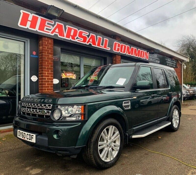 Green Used 2010 Land Rover Discovery 4 HSE SUV | £8,500 (Fair price) - Image 1/4