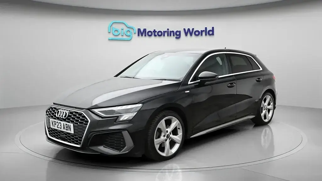 Used Audi A3 Sportback S-Line 150 HP (110 kW) 2023 Black Hatchback