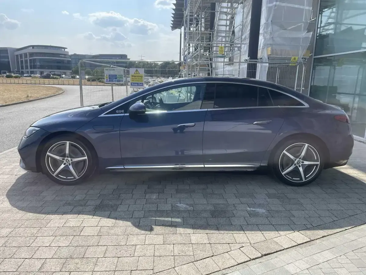Used Mercedes EQE300 AMG Line Premium 180 kW (245 HP) 2024 Blue Sedan