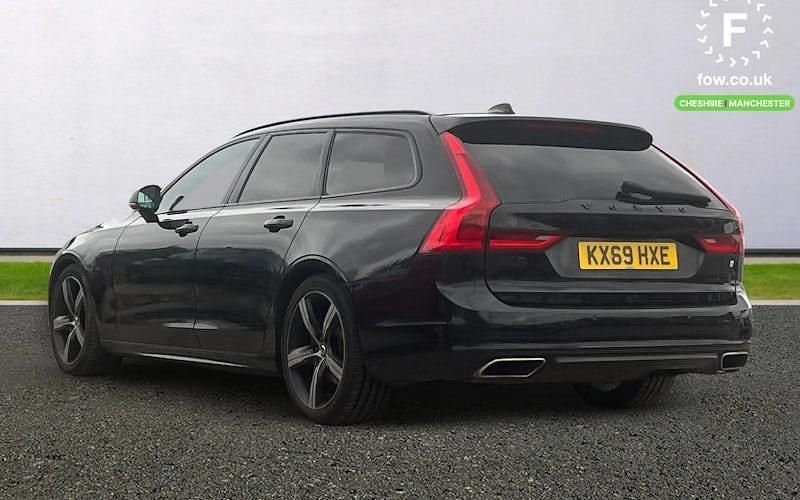 Used Volvo V90 R-Design 254 HP (186 kW) 2019 Black Estate
