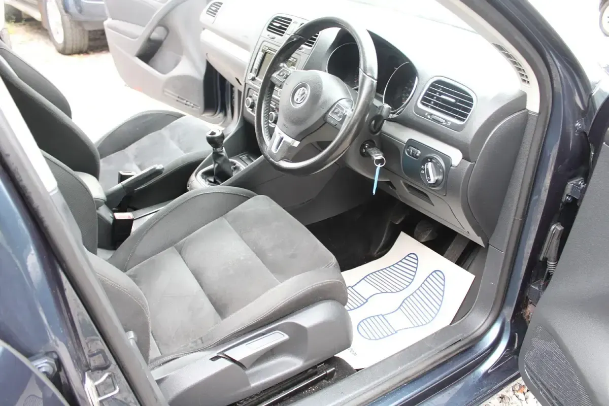 Used VW Golf VI GT 140 HP (102 kW) 2009 Blue Hatchback