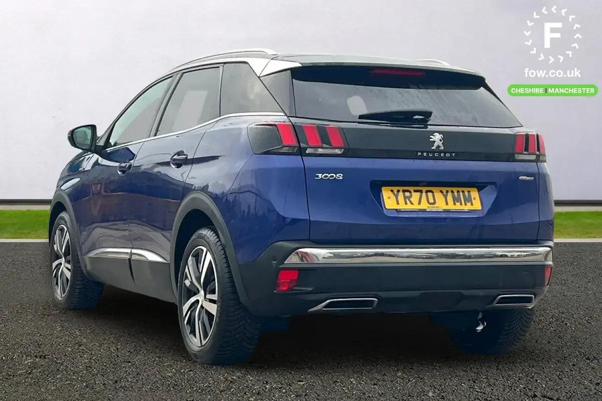 Used Peugeot 3008 GT-line 131 HP (96 kW) 2020 Blue SUV