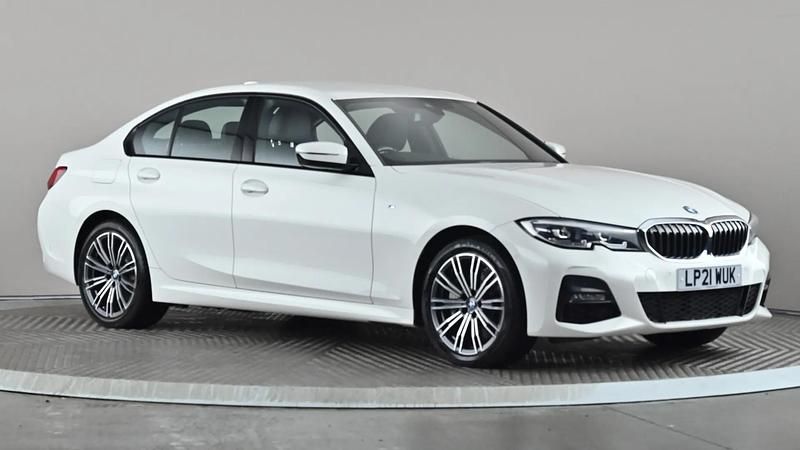 White Used 2021 BMW 330e M Sport Sedan | £26,998 - Image 1/4