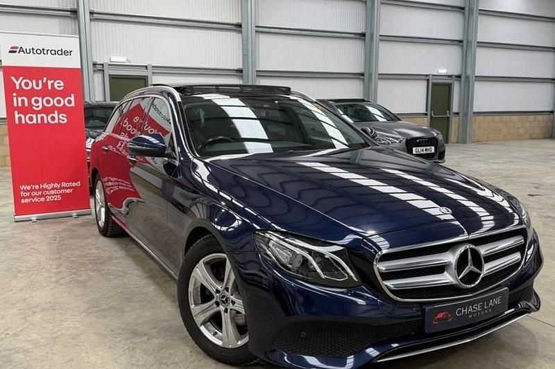 Used Mercedes E220 Premium 2017 Blue Estate