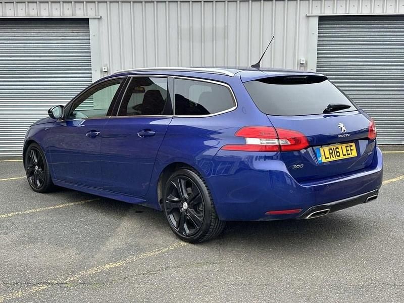 Used Peugeot 308 SW GTi 180 HP (132 kW) 2016 Blue Estate