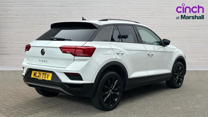 Used VW T-Roc Black Edition 150 HP (110 kW) 2021 White SUV