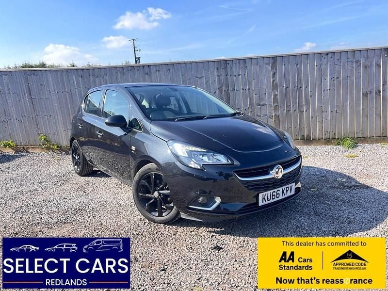 Used Vauxhall Corsa SRi 90 HP (66 kW) 2016 Black Hatchback