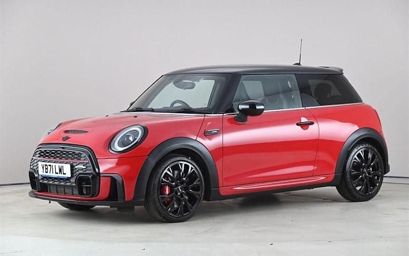 Begagnad Mini John Cooper Works Hatch 231 HK (169 kW) 2022 Röd Halvkombi