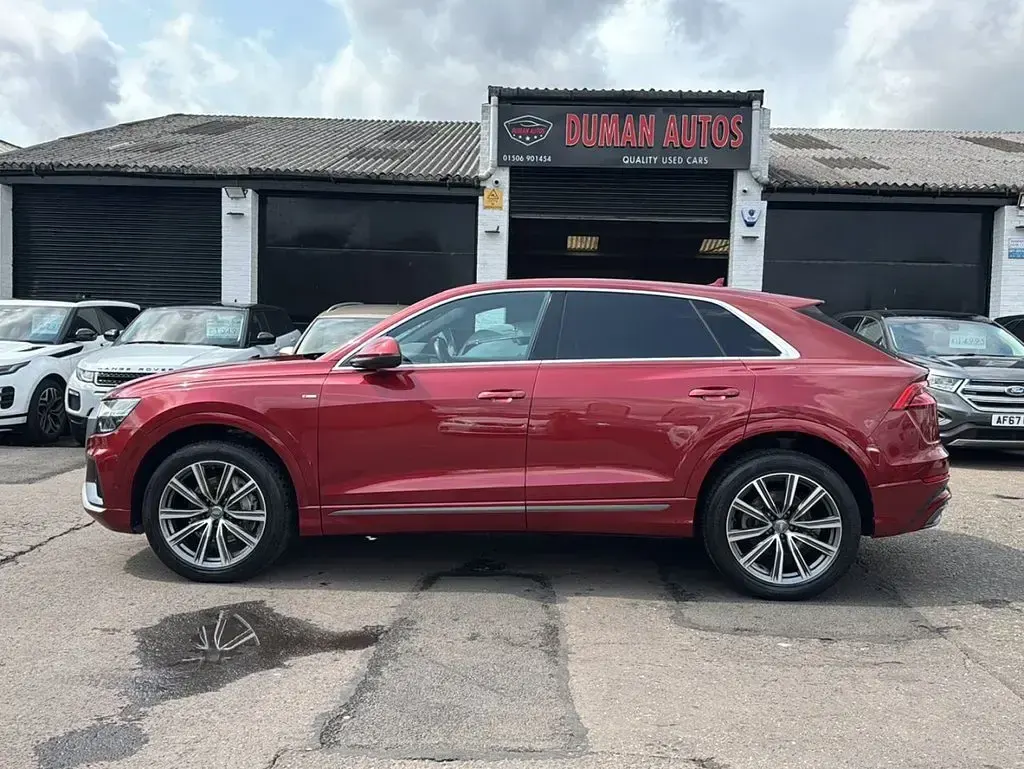 Used Audi Q8 S-Line 286 HP (210 kW) 2019 Red SUV