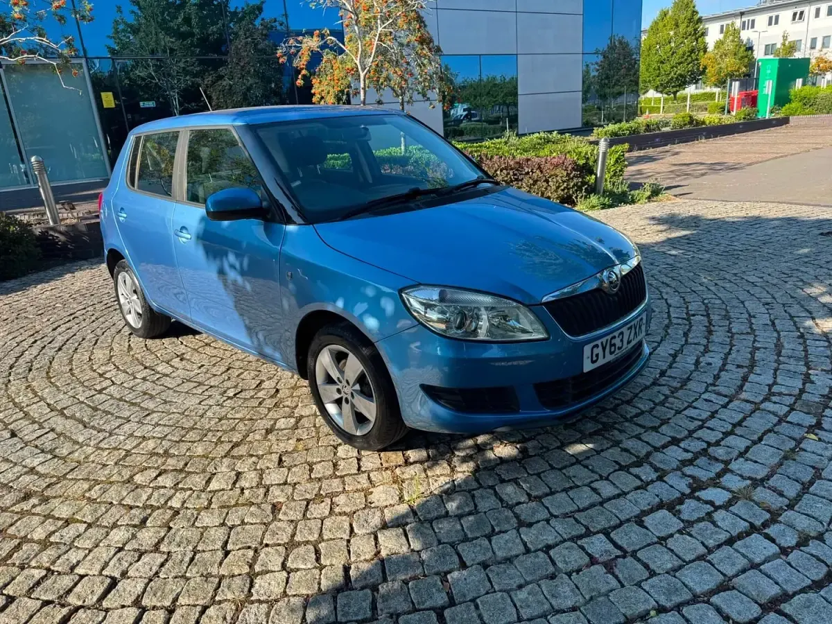 Used Skoda Fabia SE 2014 Blue Hatchback