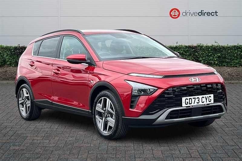 Red Used 2023 Hyundai Bayon Premium SUV | £16,181 (Fair price) - Image 1/4