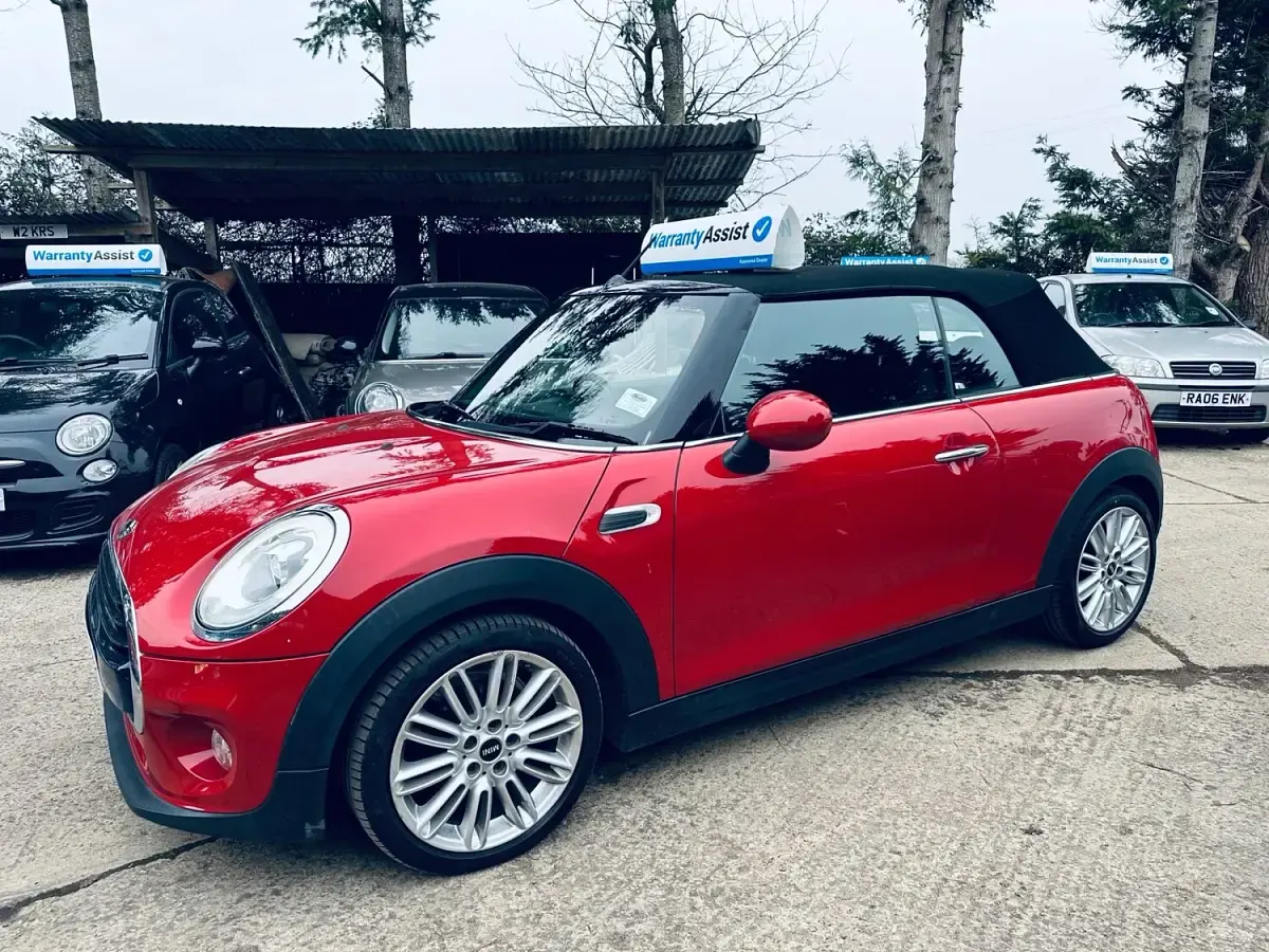 Used Mini Cooper D Cabriolet 2016 Red Cabriolet