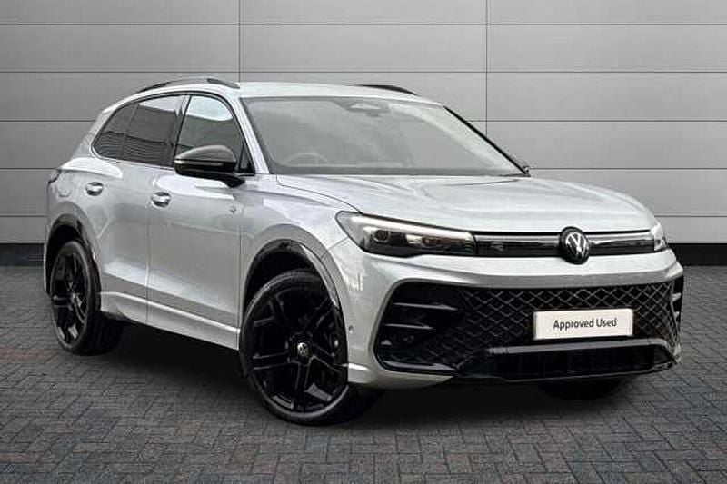 Silver Used 2025 VW Tiguan R-line SUV | £37,649 (Expensive) - Image 1/4