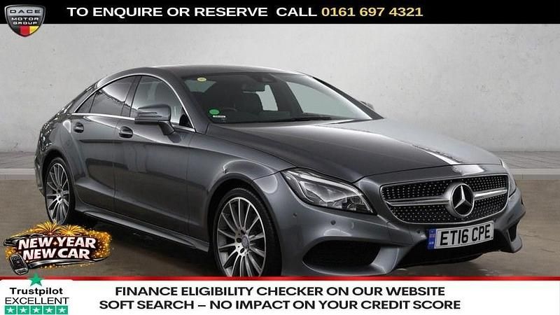 Grey Used 2016 Mercedes CLS220 AMG line Coupe | £12,770 (A bit pricey) - Image 1/3