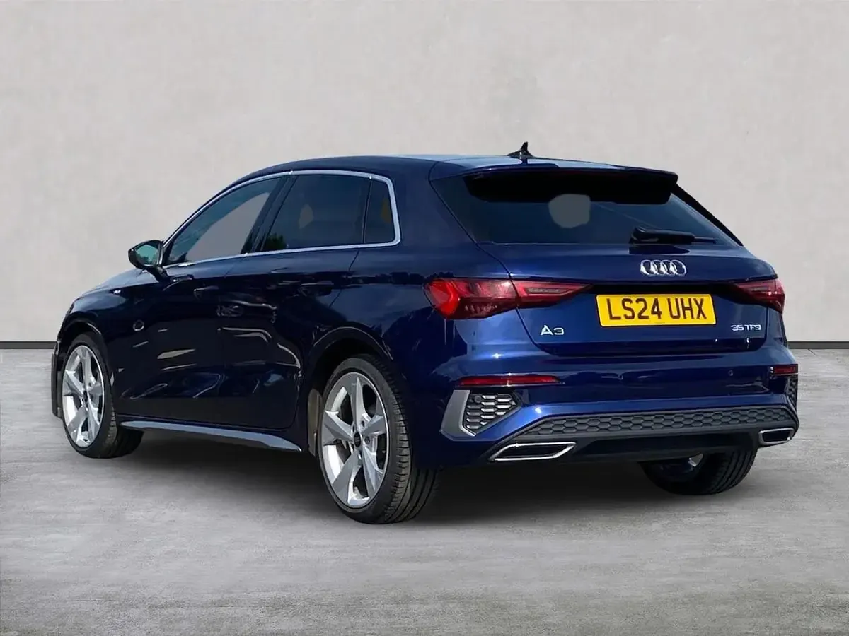 Used Audi A3 Sportback S-Line 150 HP (110 kW) 2024 Blue Hatchback