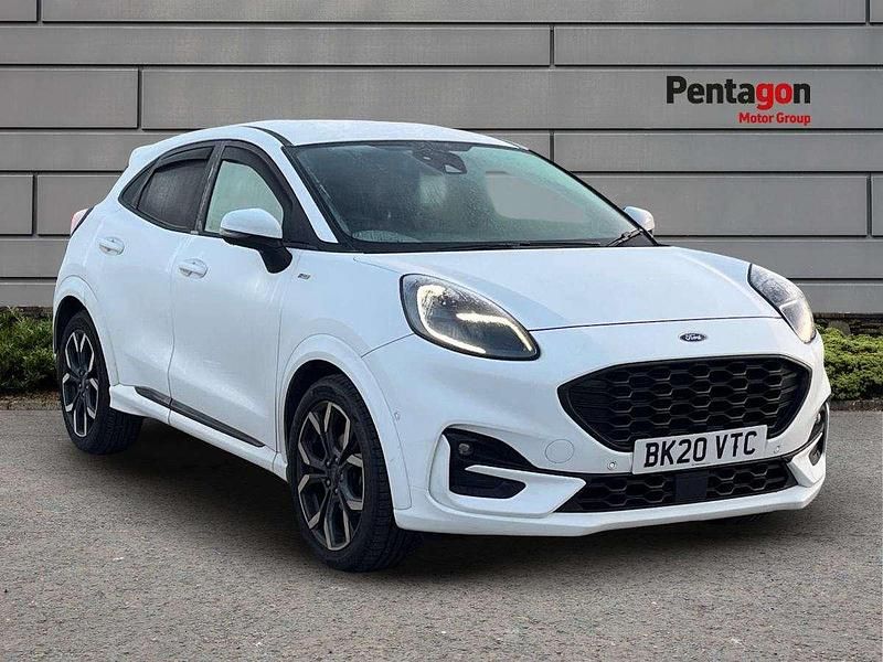 White Used 2020 Ford Puma ST-Line X SUV | £13,995 (Expensive) - Image 1/4