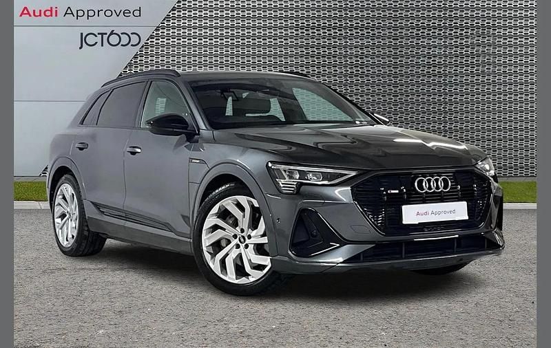 Grey Used 2021 Audi e-tron Black Edition SUV | £29,056 (Fair price) - Image 1/4