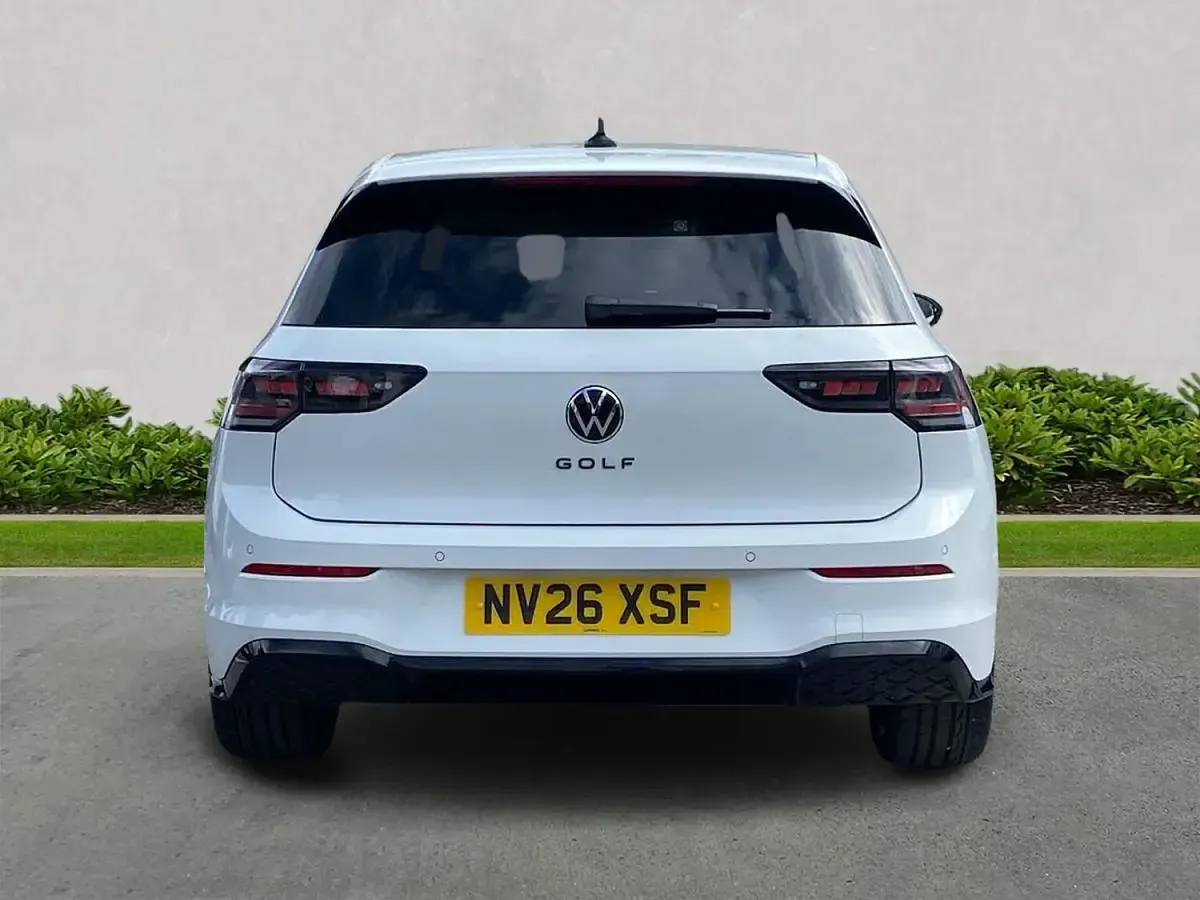 New VW Golf VIII Black Edition 150 HP (110 kW) 2026 White Hatchback
