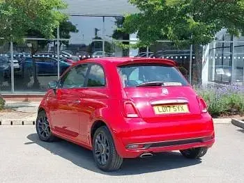 Used Fiat 500 S 69 HP (50 kW) 2017 Red Hatchback