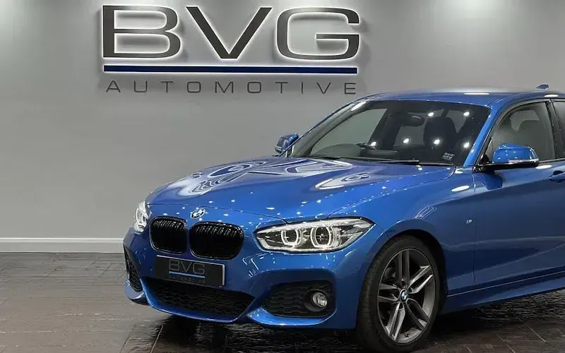 Used BMW 118 M Sport 150 HP (110 kW) 2015 Blue Hatchback