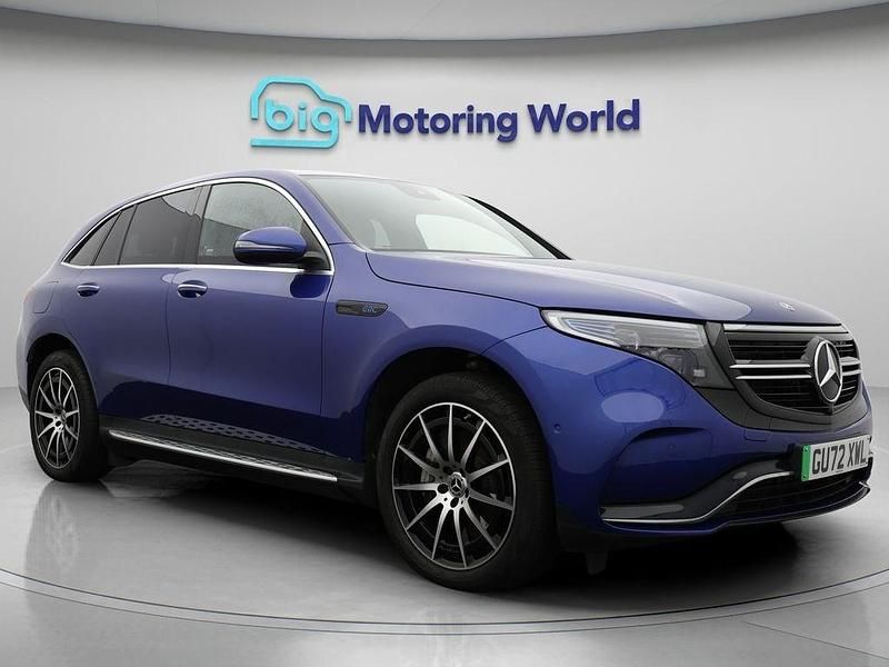 Blue Used 2022 Mercedes EQC400 AMG line SUV | £24,700 (Super price) - Image 1/4
