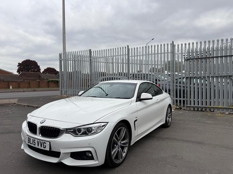 White Used 2015 BMW 420 M Sport Coupe | £8,700 (Super price) - Image 1/4