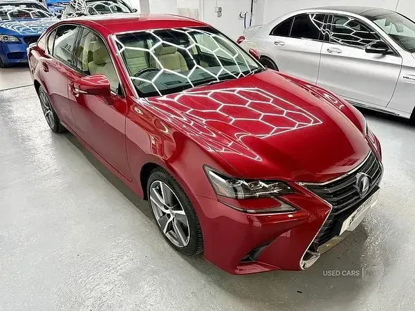 Used Lexus GS300h 2017 Red Sedan
