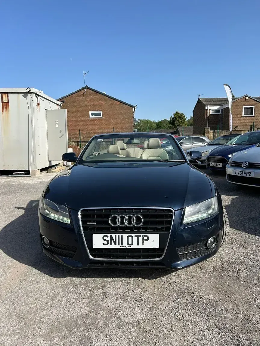 Used Audi A5 Cabriolet Comfort 2011 Blue Cabriolet