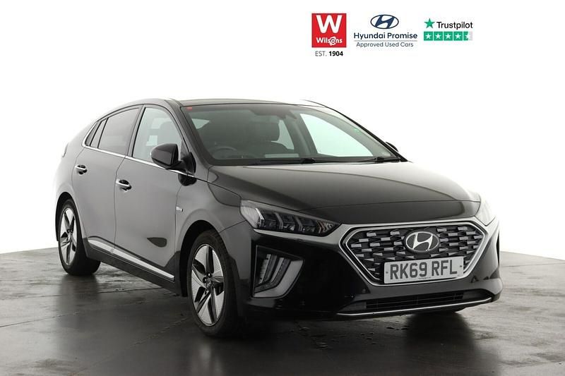 Black Used 2020 Hyundai Ioniq Premium SE Sedan | £15,199 (Fair price) - Image 1/4