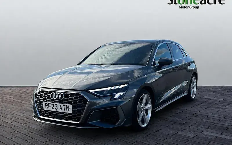 Used Audi A3 Sportback S-Line 110 HP (80 kW) 2023 Grey Hatchback