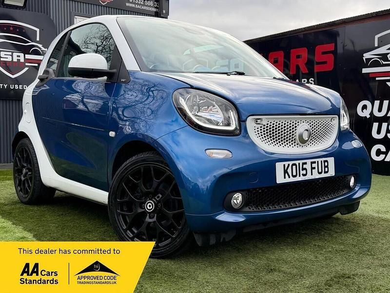 Used Smart ForTwo Coupé Premium 71 HP (52 kW) 2015 Blue Coupe