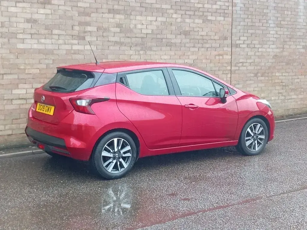 Used Nissan Micra Acenta Limited Edition 90 HP (66 kW) 2019 Red Hatchback