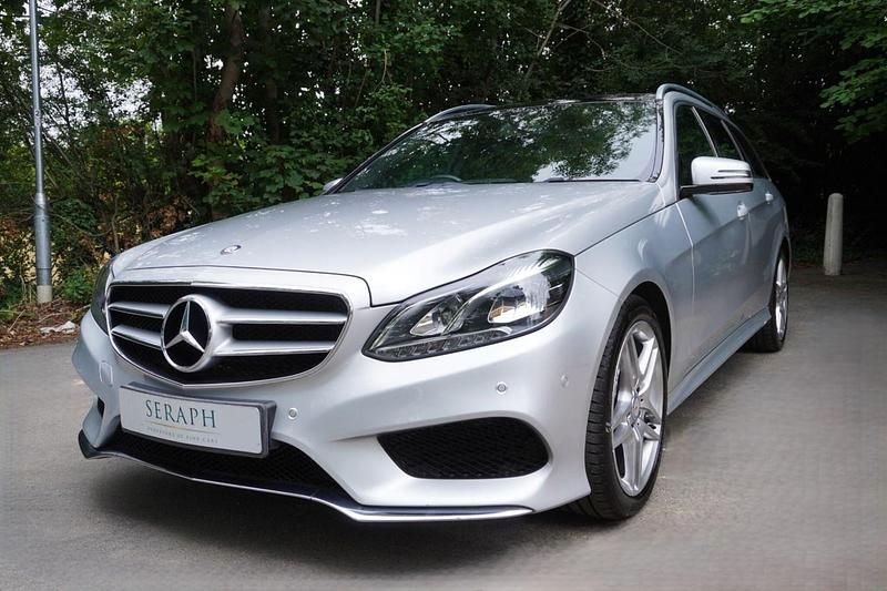 Silver Used 2015 Mercedes E220 AMG Line Premium Estate | £12,900 (Fair price) - Image 1/4